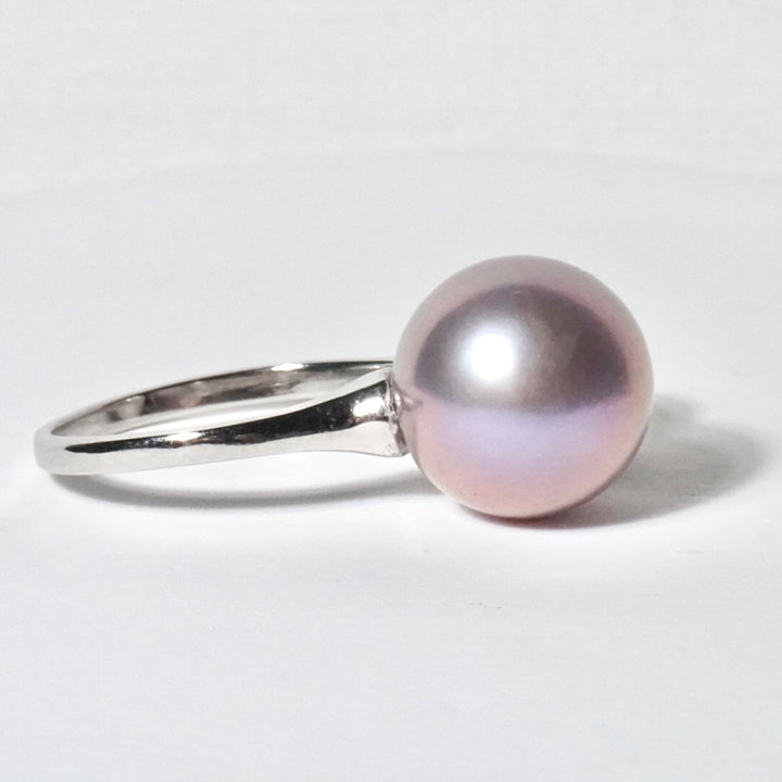 google-ads-Freshwater Purple Pearl Ring Propose Ring