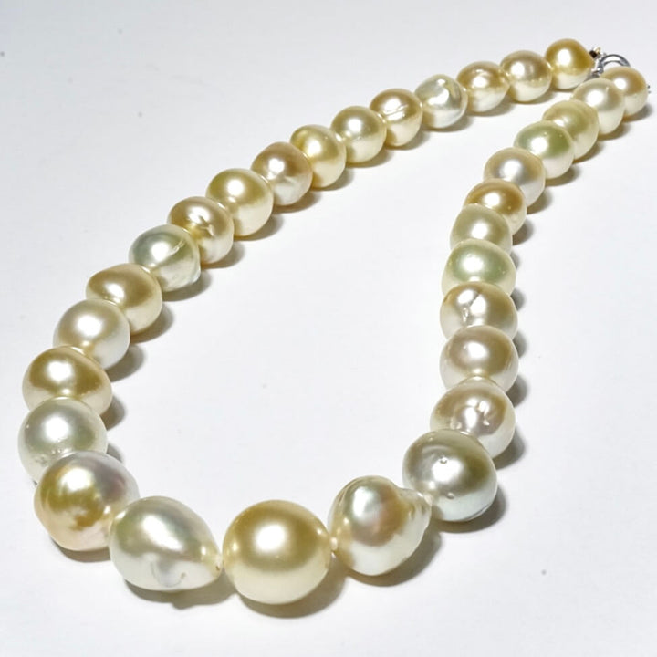 GRACE SELECTED  South Sea Gold Baroque Pearl Strand