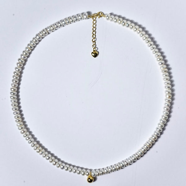 google-ads-Freshwater Pearl Necklace button shape Affordable Elegance