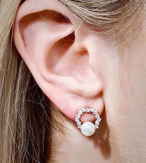 Google-ads-Freshwater Pearl Earrings Stud