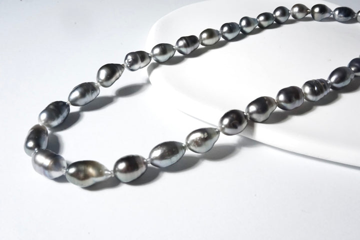 Google-ads-Tahitian Large Size Keshi Pearl Strand