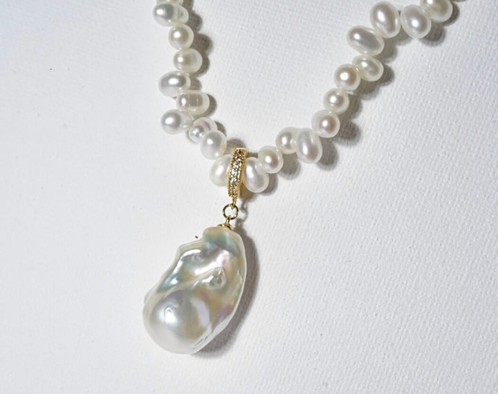 Google-ads-freshwater baroque pearl pendant 