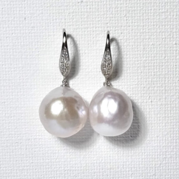 google-ads-freshwater baroque pearl earrings hook