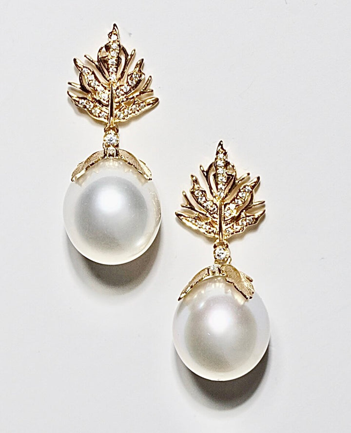 google-ads-Australian South Sea Pearl Earrings-High Quality