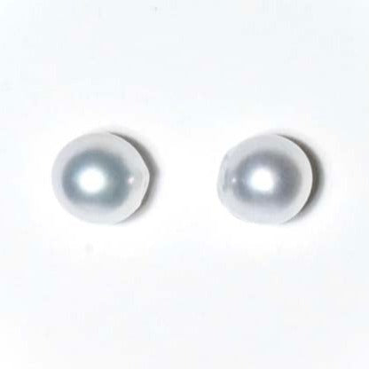 google-ads-Baroque White Pearl Stud Earrings-GRACE SELECTED