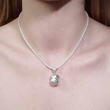 google-ads-South Sea Baroque Pearl Pendant-ELegant Girl