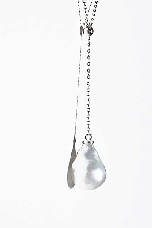 google-ads-South Sea Baroque Pearl Y necklace-Stunning