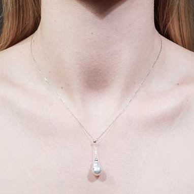 google-ads-South Sea Baroque Pearl Y necklace-Gift for Her