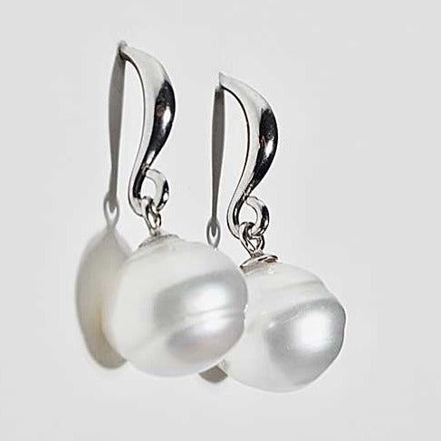 google-ads-South Sea Circle Pearl Hook Earrings-Pettit Earrings