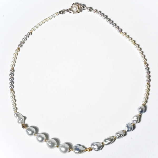 google-ads-South Sea Keshi&Baroque Pearls & Akoya Pearls Necklace