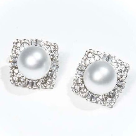 google-ads-South Sea White Pearl Shinning Stud-GRACE SELECTED