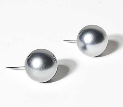 google-ads-Tahitian Pearl Stud Earrings 18k white gold