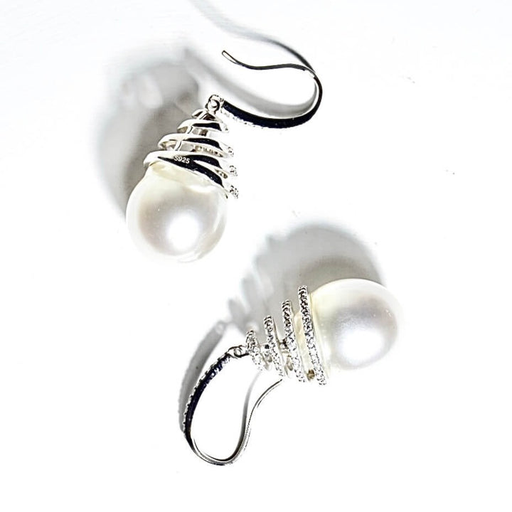 google-ads-White South Sea Baroque Pearl Earrings-Affordable Elegance