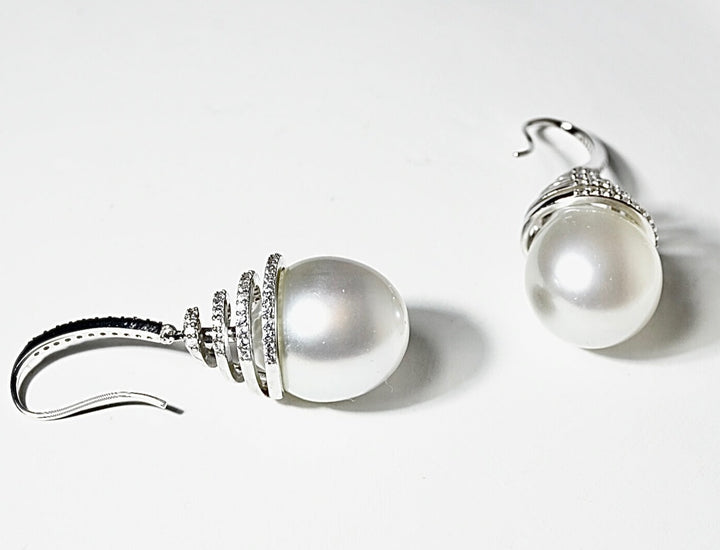 google-ads-White South Sea Baroque Pearl Earrings-Unique Beauty