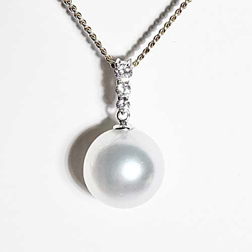 google-ads-White South Sea Pearl Pendant-GRACE SELECTED 