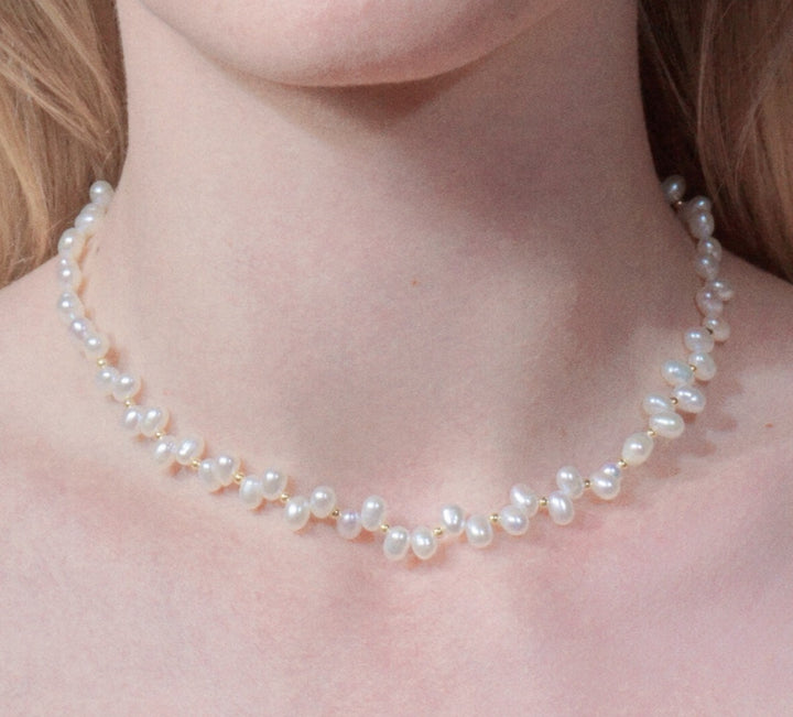 google-ads-freshwater pearl necklace strand Girls Fashion Item