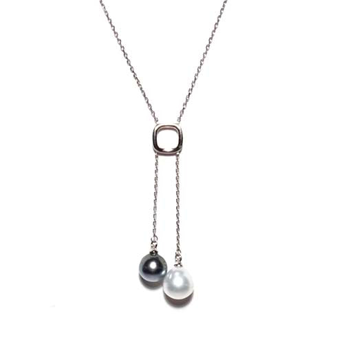 tahitian pearl | south sea pearl - Y Shape Necklace