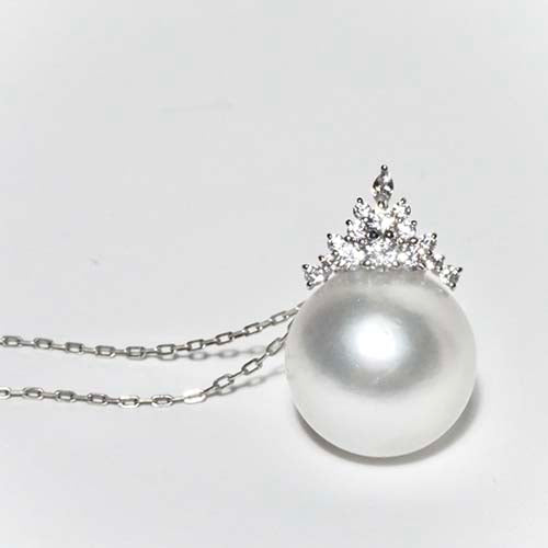 google ads-South Sea White Pearl Pendant-Affordable Elegance