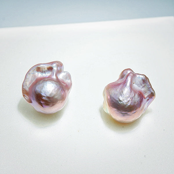 google ads_Luminous Purple Baroque Pearl Stud Earrings_grace selected