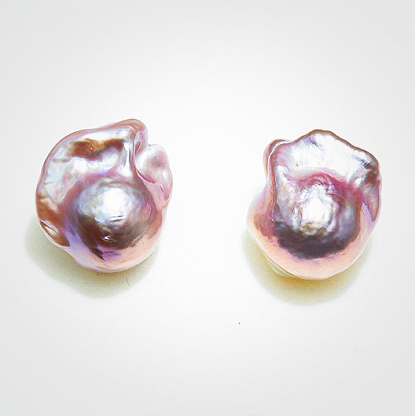 google ads_Mesmerizing Purple Baroque Pearl Stud Earrings_graceselected