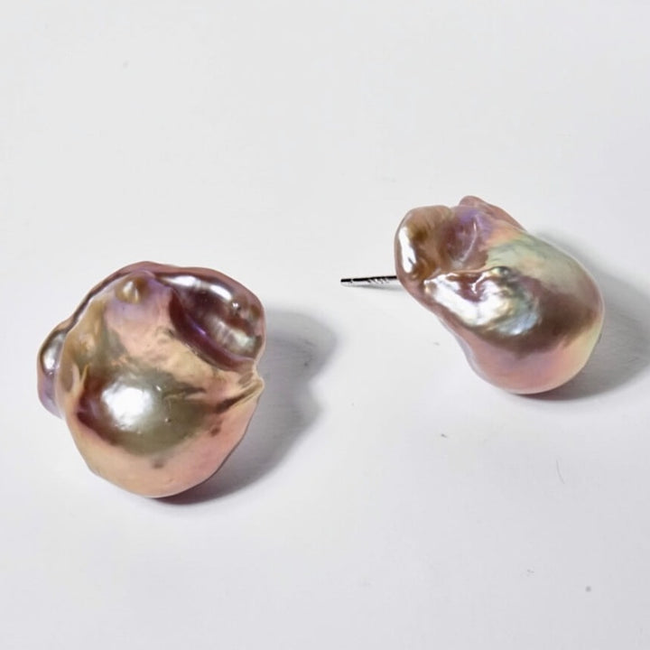 google ads_UniquePurple baroque pearl earrings_grace selected