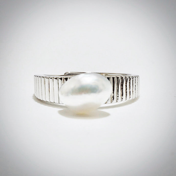 google ads_White South Sea Keshi Pearl Ring_Unique Beauty