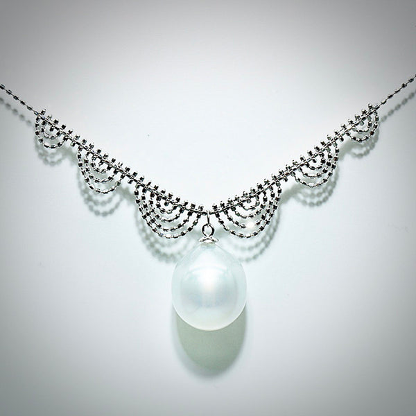 google ads_White South Sea Pearl Pendant Necklace_oval shaped